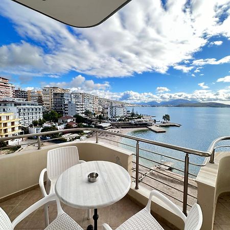 Agora Sea View Apartment Sarande Bagian luar foto