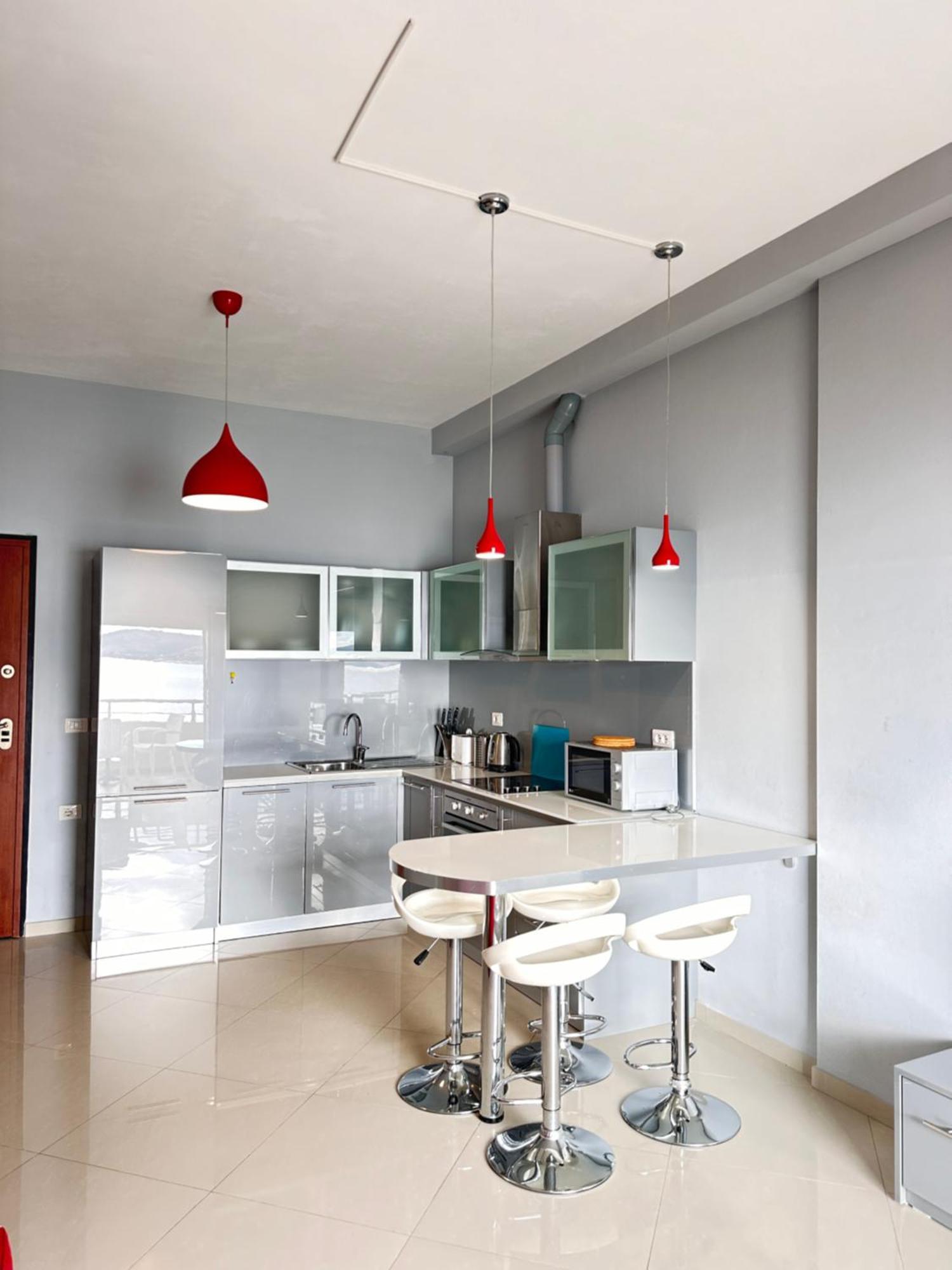 Agora Sea View Apartment Sarande Bagian luar foto