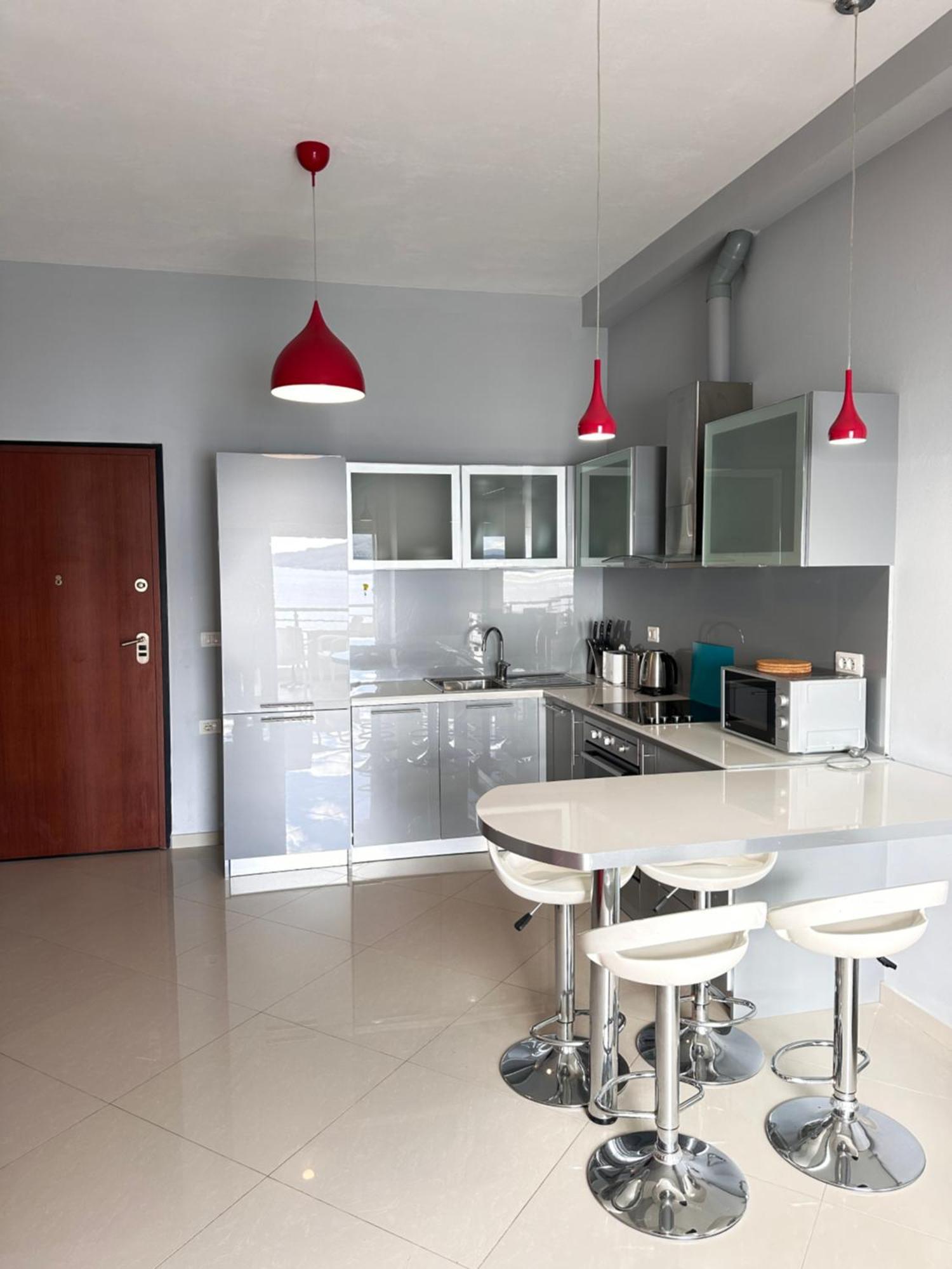Agora Sea View Apartment Sarande Bagian luar foto