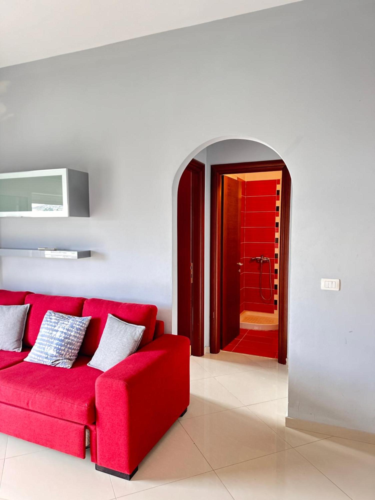 Agora Sea View Apartment Sarande Bagian luar foto