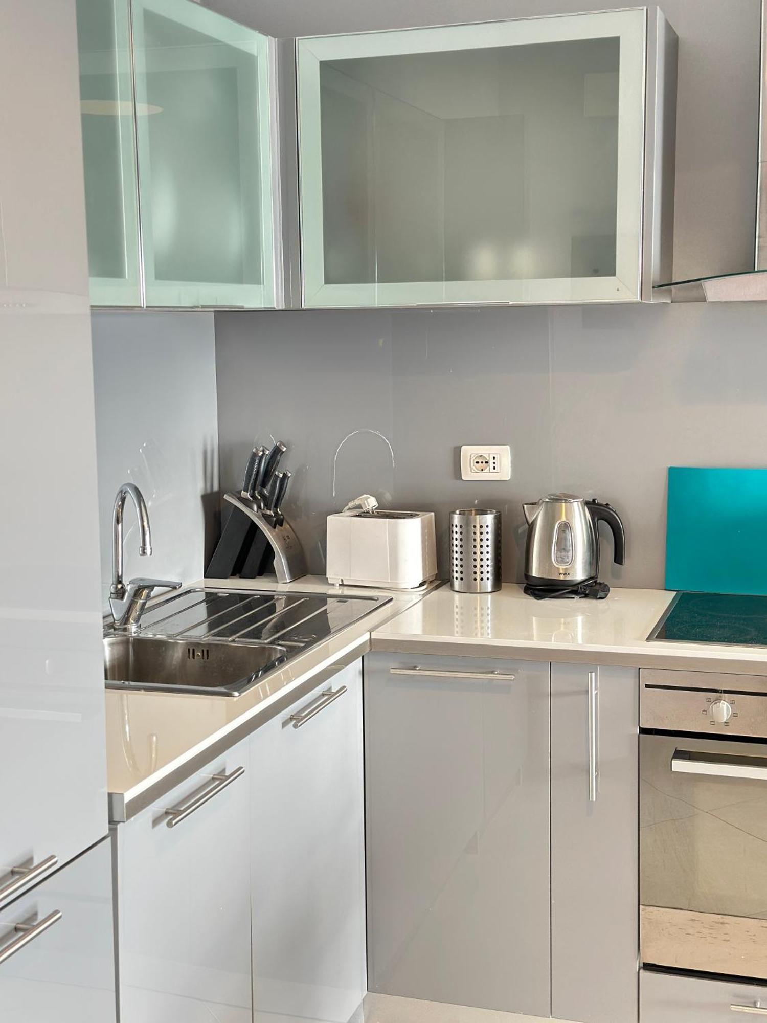 Agora Sea View Apartment Sarande Bagian luar foto